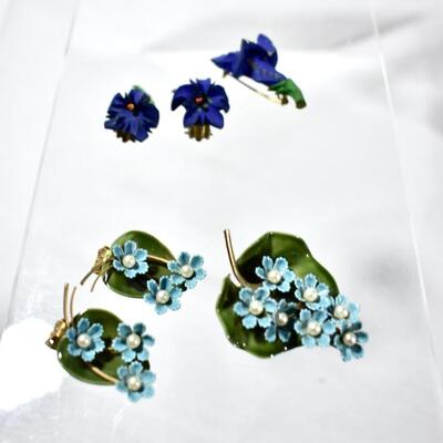 Vintage Costume Jewelry Sets - Floral