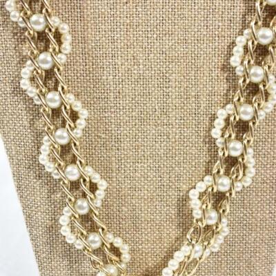 Vintage Costume Jewelry Assortment - Red, Gold, Pearl