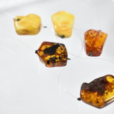 Vintage Baltic Amber Floating Necklace