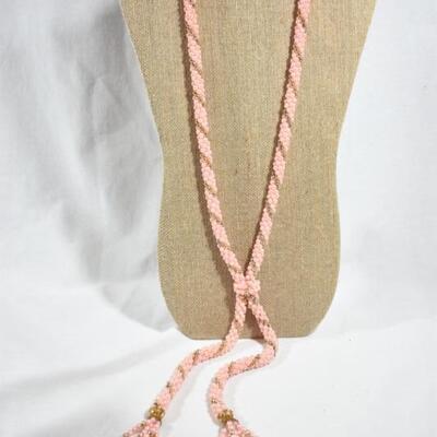 Vintage Costume Jewelry Assortment - Pink & Gold