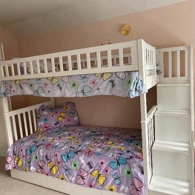 Stanley twin size bunk bed with trundle