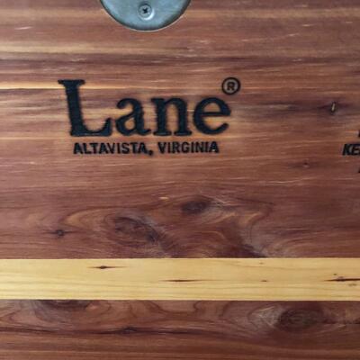 Lot 11 - Lane Upholstered Cedar Chest
