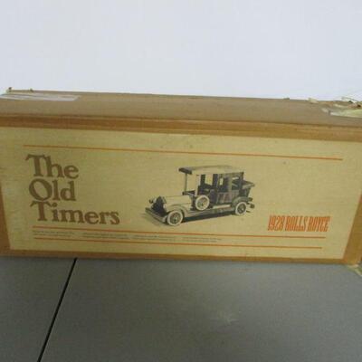 Lot 18 - The Old Timers 1928 Rolls Royce Wooden Kit