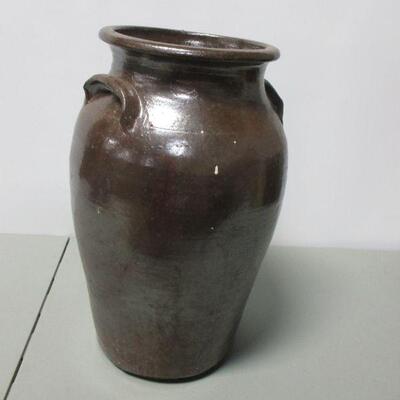 Lot 24 - Brown Pottery Container 