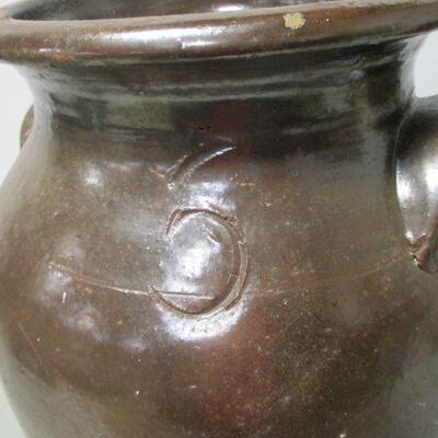 Lot 24 - Brown Pottery Container 