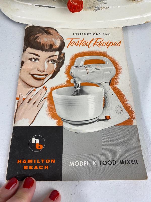 Vintage Hamilton Beach Model K Mixer Complete