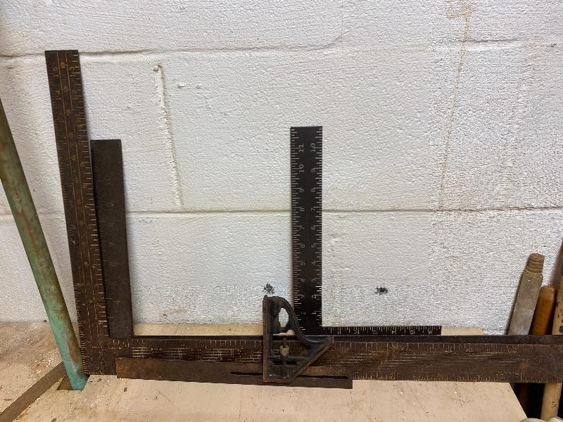 Qty 4 Framing Squares Nichols Stanley All Made Lot 004In USA