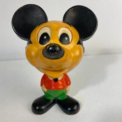 1976 Mattel Disney Pull String Talking Mickey Mouse Chatter Chum Toy Works