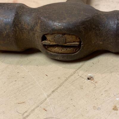 Vintage Plumb Ball Peen Hammer