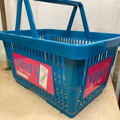 Vintage Misty Shopping Basket 1995 B & W
