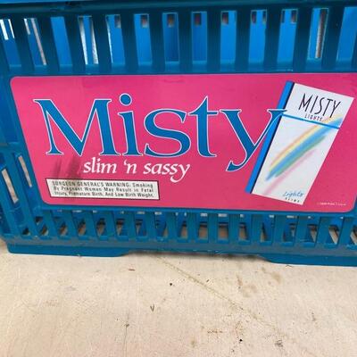 Vintage Misty Shopping Basket 1995 B & W