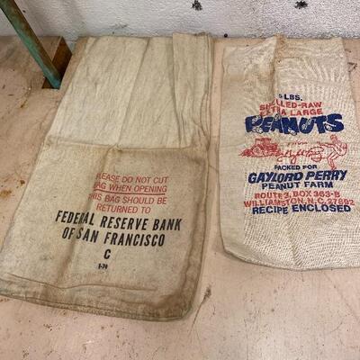 Vintage Federal Reserve Bank Of San Francisco Peanut Bag