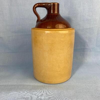Vintage Stoneware Whiskey Jug 1/2 Gallon