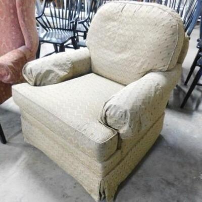 Swivel and Rocking Upholstered Chair by Ethan Allen