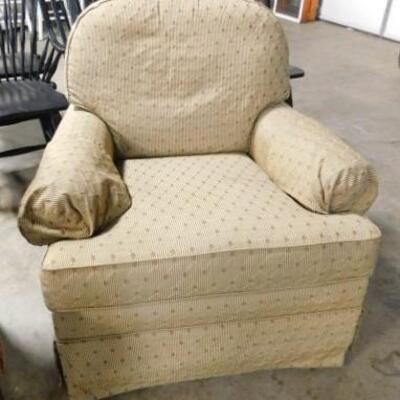 Swivel and Rocking Upholstered Chair by Ethan Allen