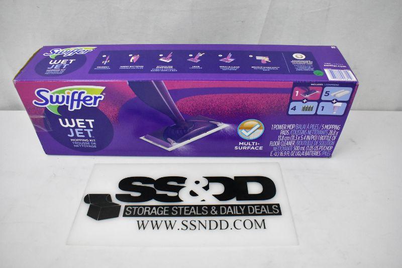  Swiffer WetJet Starter Kit, Includes: 1 Power Mop, 5