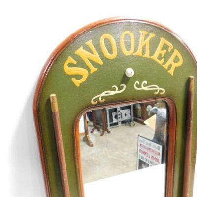Wood Snooker Billiard Saloon Mirror 23