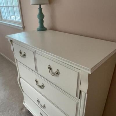 Stanley white dresser 