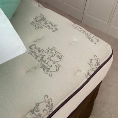 King new Beautyrest mattress and frame 