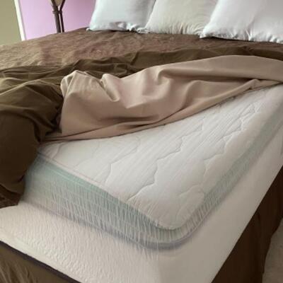 King new Beautyrest mattress and frame 