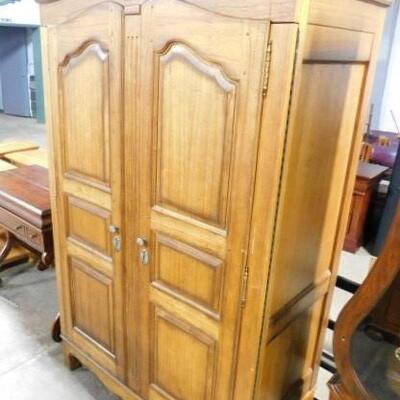 Impressive Solid Wood Entertainment Center or Clothes Cabinet 46