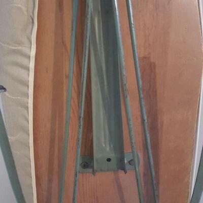Lot 33 - Wooden Hangers, Ironing Board and More
