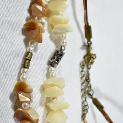 Vintage Costume Jewelry Assortment - Polish Stones & Beads