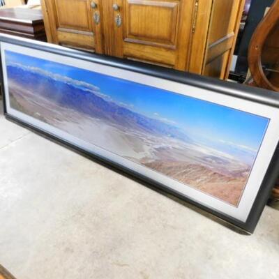Expansive Framed and Matted Photography Art Mountain Scape 91