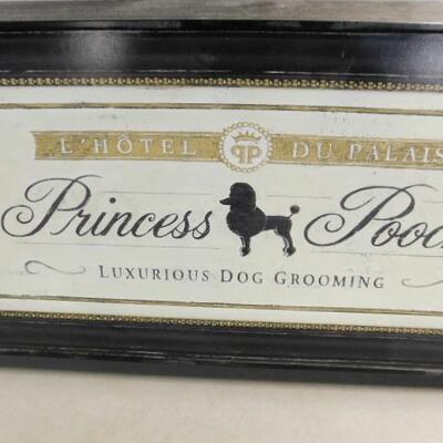 Novelty Princess Pooch Dog Grooming Sign 21