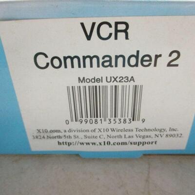 Lot 15 - X10 VCR Commander 2 - Security Remote Control - 4 Unit Credit Card Controller 