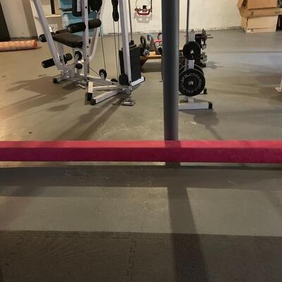 Pink balance beam 