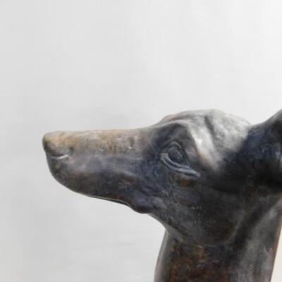 Ceramic Greyhound Floor Statue 35