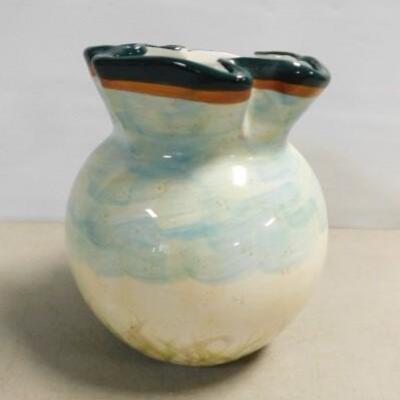 Ceramic Hand Painted Rooster Vase 7