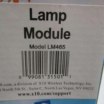 Lot 16 - X10 Lamp Model LM465 & X10 Security Motion Sensor Model MS10A