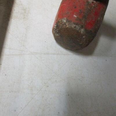 Lot 38 - Tools - Pipe Bender - Axe - Saw - Square