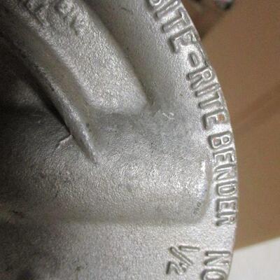 Lot 38 - Tools - Pipe Bender - Axe - Saw - Square