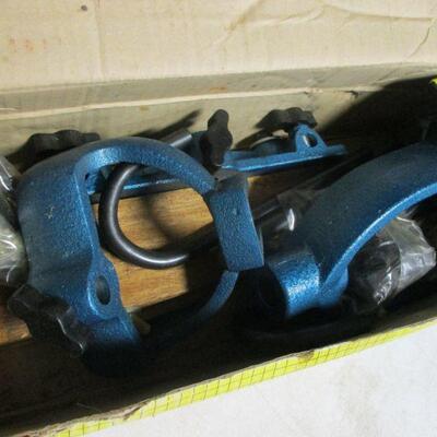 Lot 39 - Wood Mortising Attachment Plus Bits & Chisels