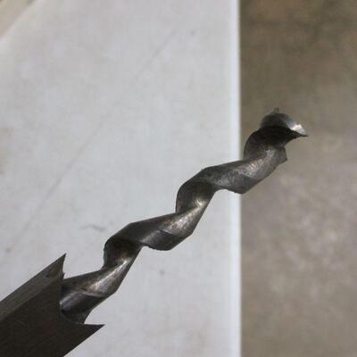 Lot 39 - Wood Mortising Attachment Plus Bits & Chisels