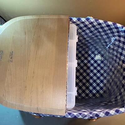 Lot 2-Longaberger Picnic/ Craft  Basket