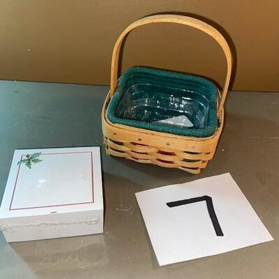 Lot 7-Longaberger  Basket