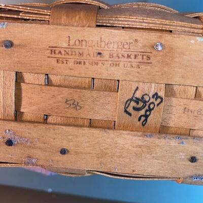 Lot 9-Longaberger  Basket