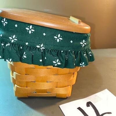 Lot 12- Longaberger Recipe Basket