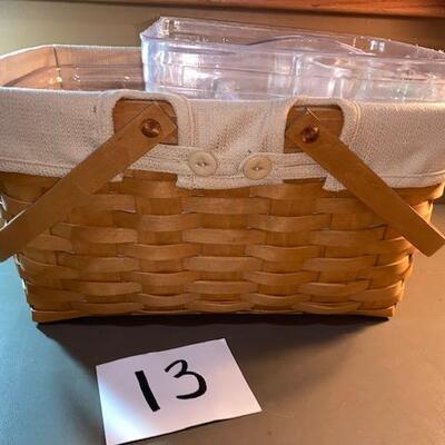 Lot 13- Longaberger large basket