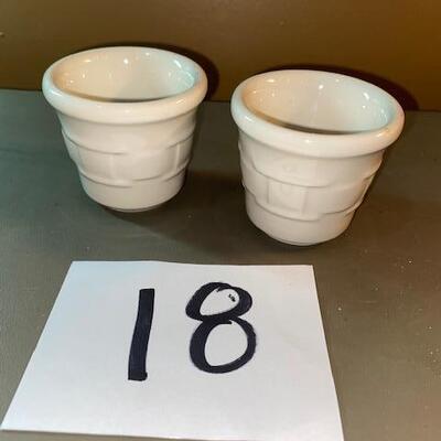 Lot 18- Longaberger Candle Holders