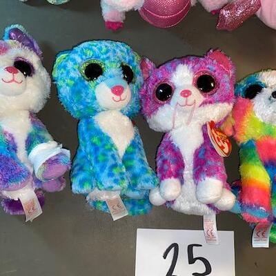 Lot 25- Sparkle Plush Lot