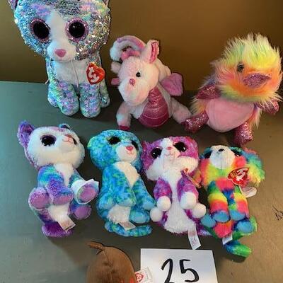 Lot 25- Sparkle Plush Lot