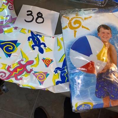 Lot 38-  Pool items