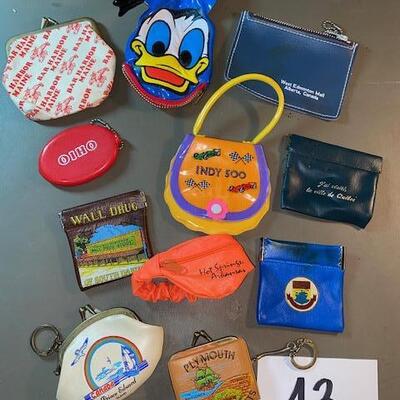 Lot 43- Souvenir Coin Purses Lot