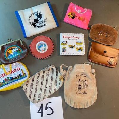 Lot 45- Souvenir Coin Purses Lot