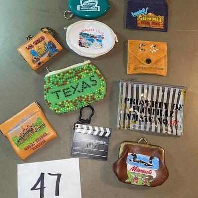 Lot 47- Souvenir Coin Purses Lot